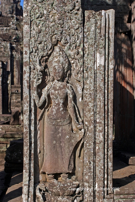 Carving of Apsara, Bayon Temple, Angkor